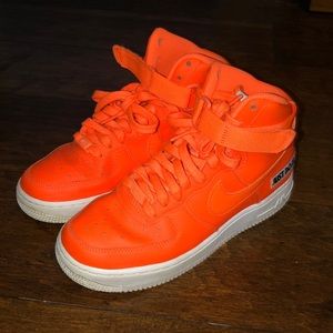 Orange Nike Air Force 1 High
